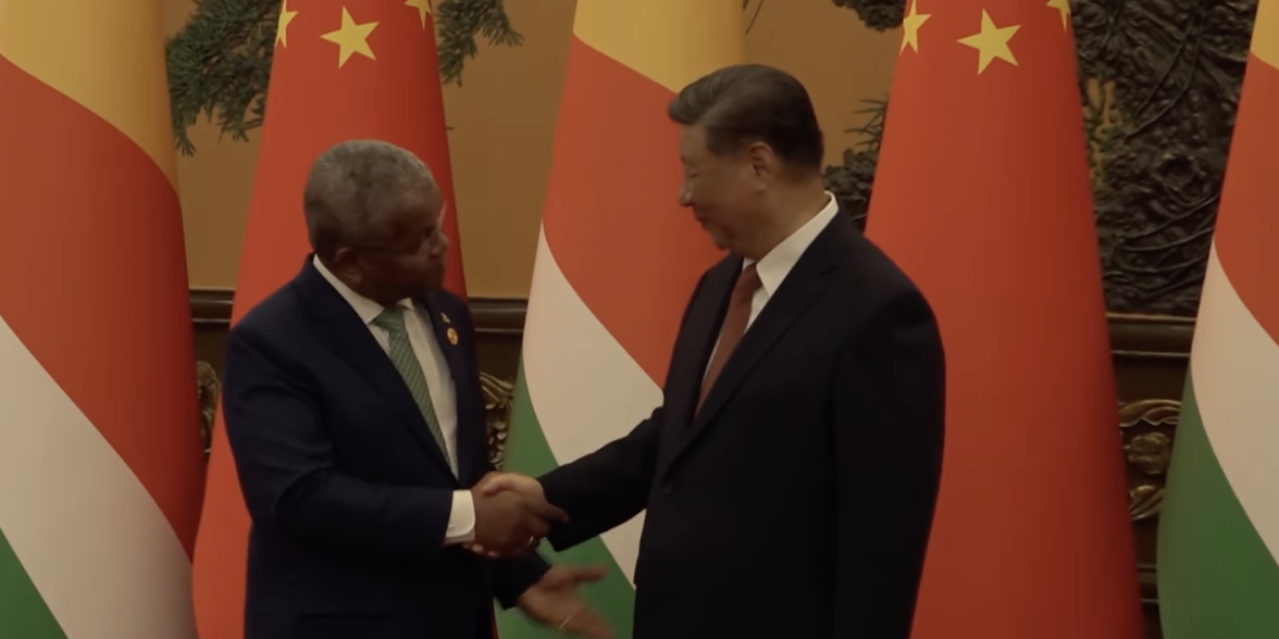 Prezidan Wavel Ramkalawan i rankontre Prezidan Lasin Xi Jinping